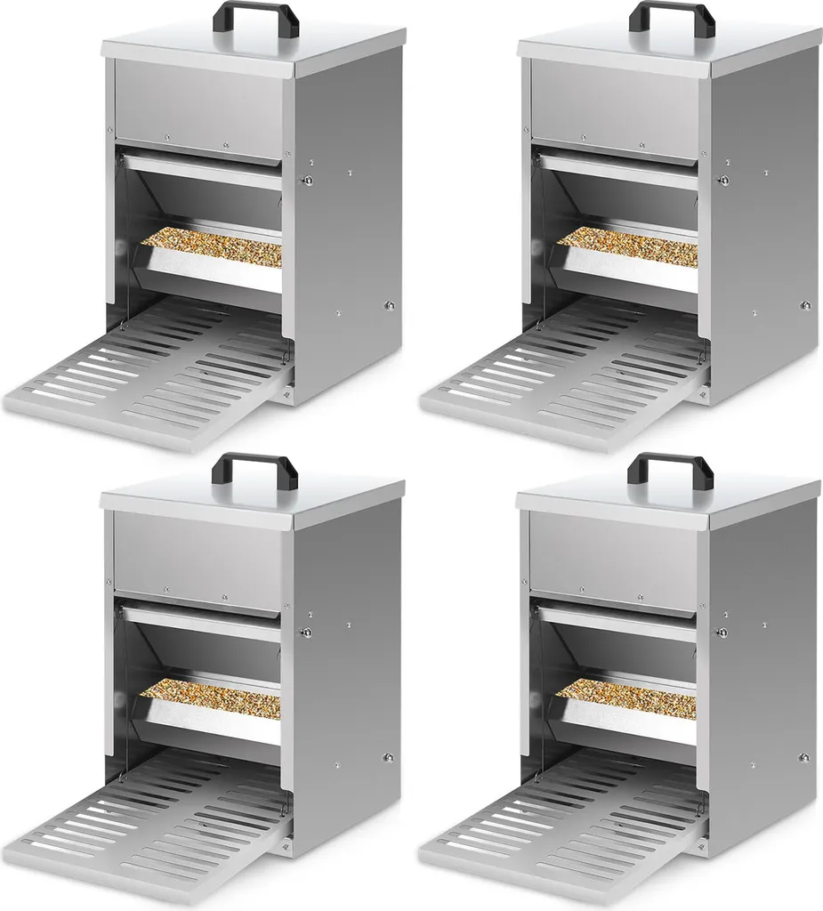 Mangeoire poule anti-rat avec marchepied étanche Jopassy x4