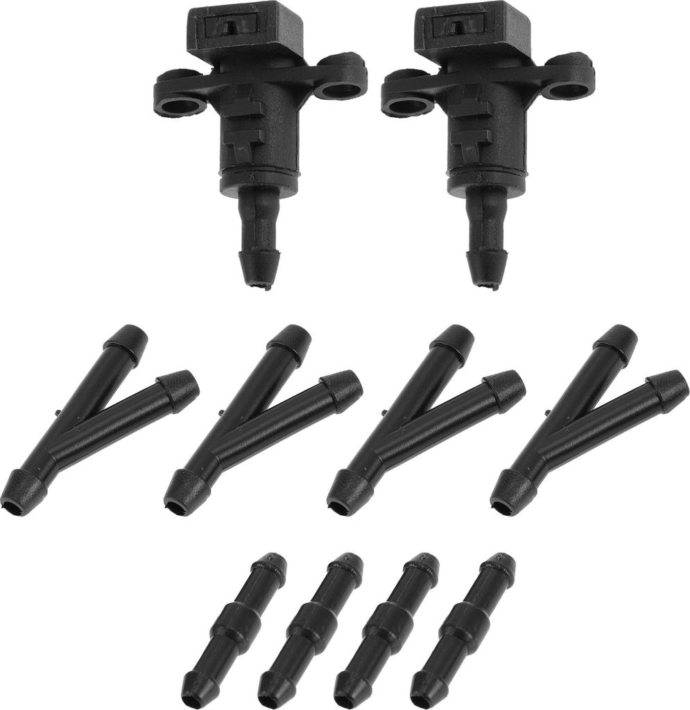 Kein. 986303X000 Windschutzscheibenwaschdüse für Hyundai Schwarz Frontscheibenwaschdüsen Wischer Sprühdüse Kunststoff 1 Satz