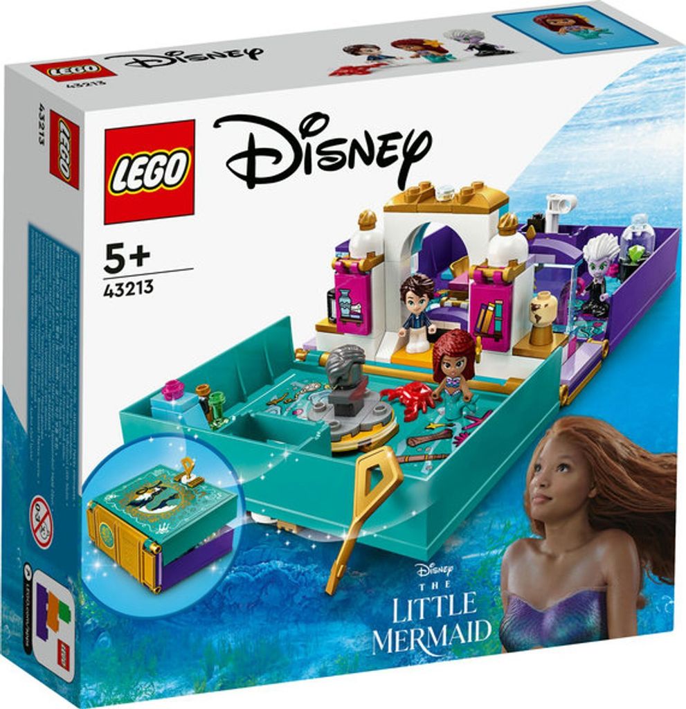 LEGO 43213 Disney Princesse La Petite Sirène Jouet livre de Image du produit 