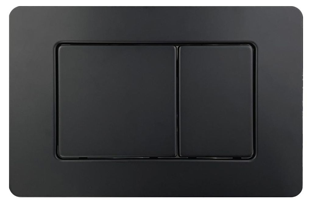 Drückerplatte Edelstahl Schwarz Matt Kompatibel mit Geberit Produktbild 