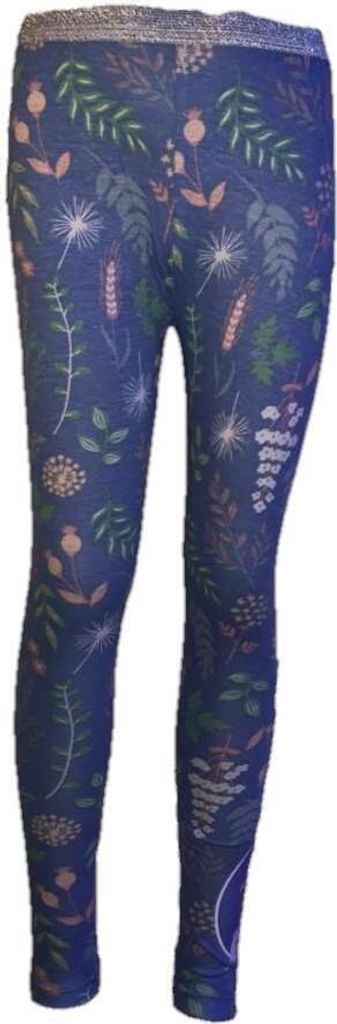 Frozen Leggings, blau mit glizerndem Bund 110