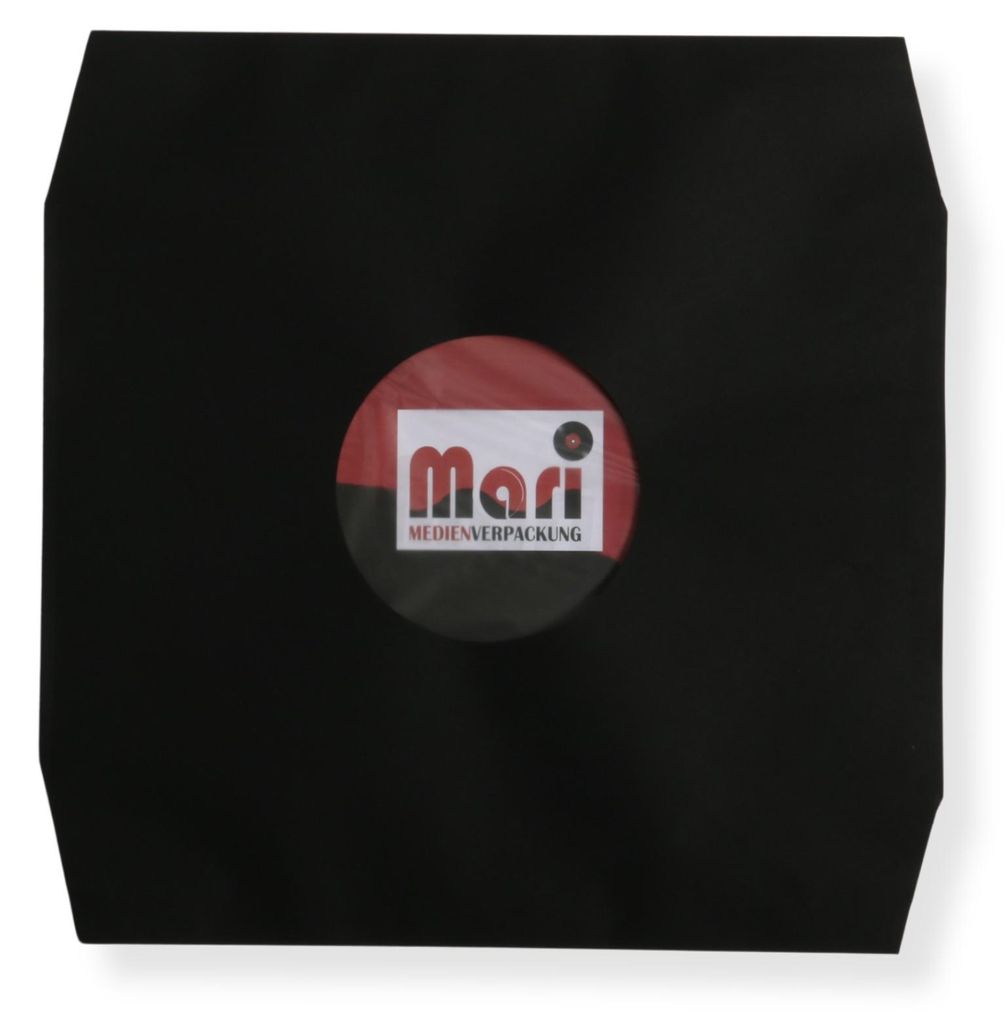 Schwarze Innenhüllen für LP Maxi Single Vinyl Schallplatten Produktbild 