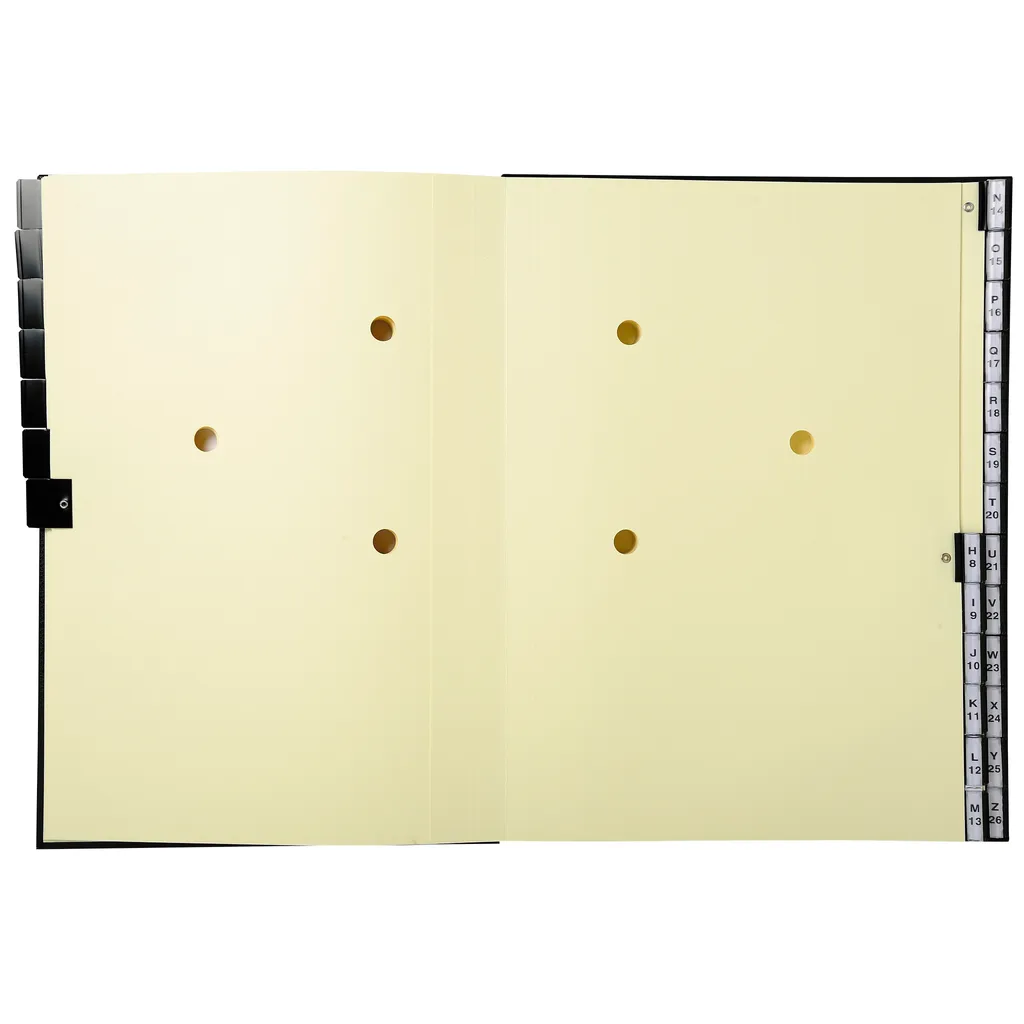 Organiser ses Documents A4 avec le Trieur Exacompta 26 Cases Noir 621226E - 4