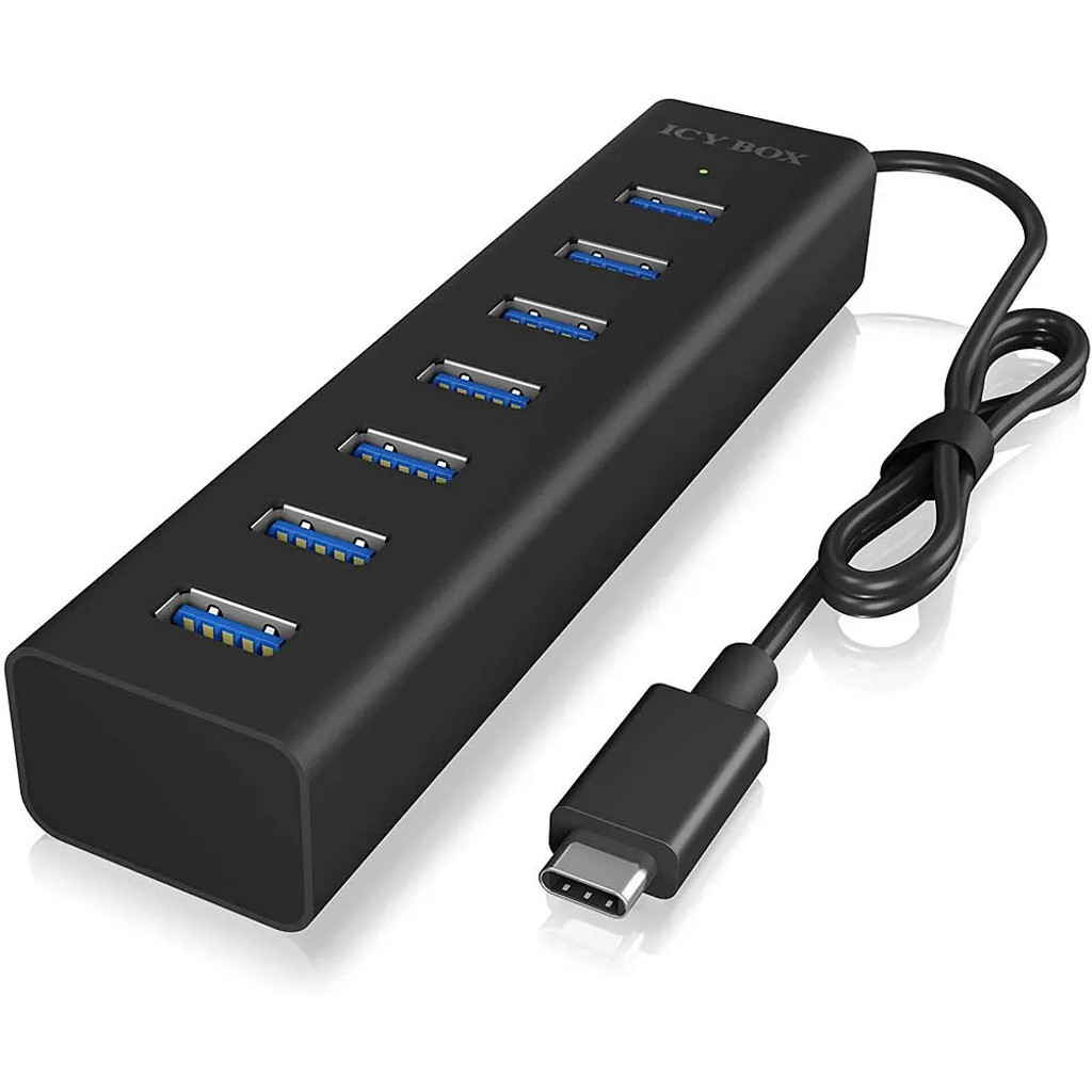 ICY BOX IB-HUB1700-C3 Hub USB-C 7 Porte | Estendi il Tuo Potenziale