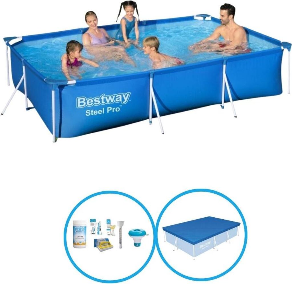 Bestway Pool Steel Pro 300x201x66 cm - Poolpaket