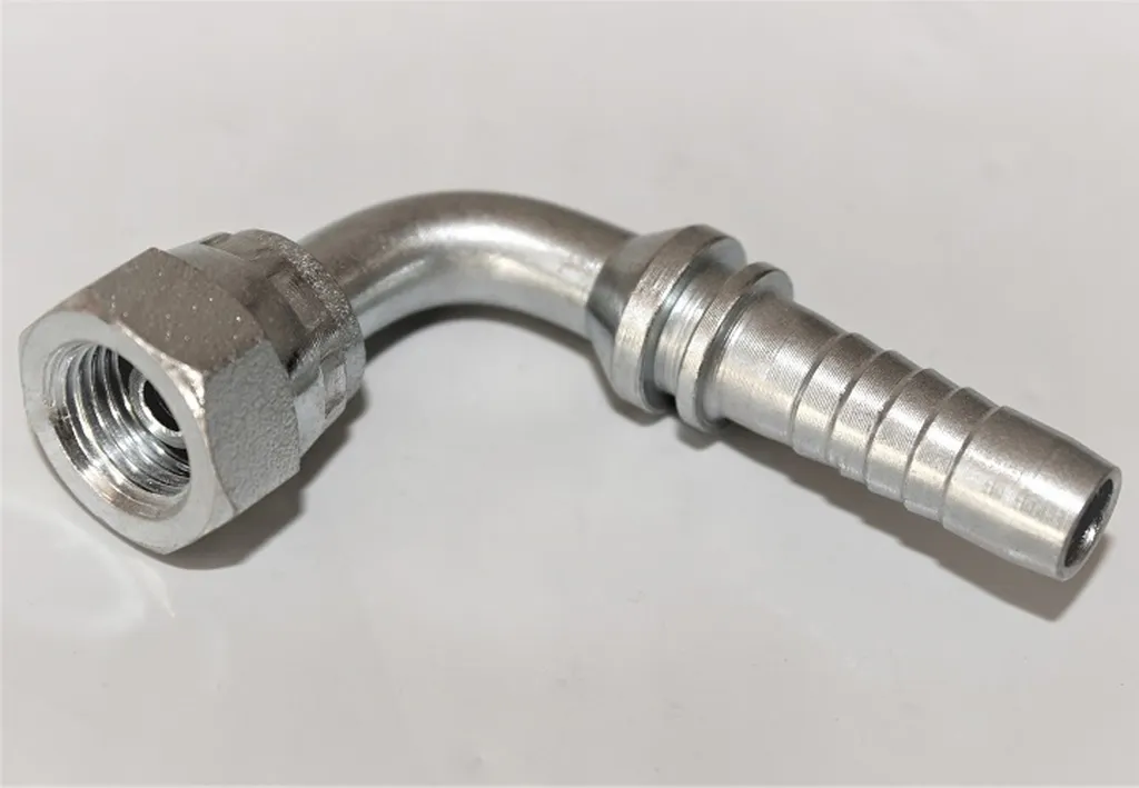 Raccordo Idraulico DKR 90° DN08 3/8 BSP - Qualità Professionale Acciaio
