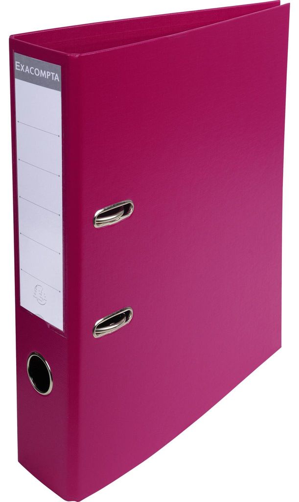 Exacompta 10x Ordner Prem'Touch PVC Rücken 70mm 32x29cm A4 Maxi Fuchsia 53747E