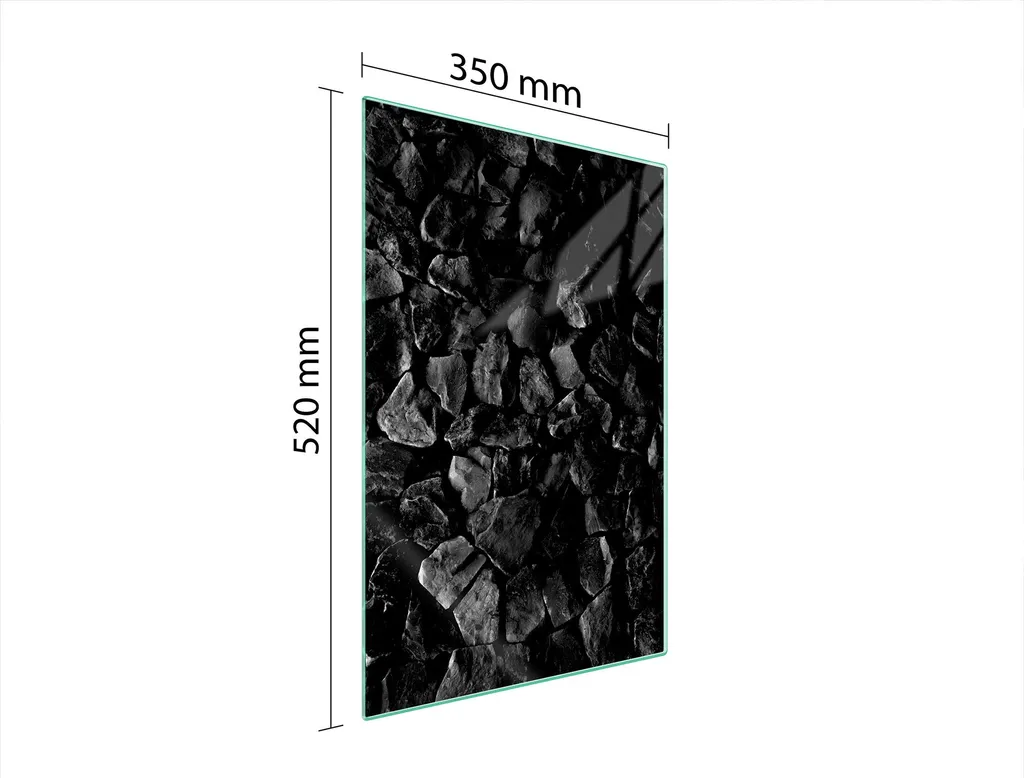 Incredibile Tagliere Vetro 35x52 Pietre | Coprifornelli 2-in-1 Offerta