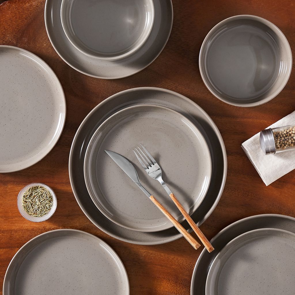 Service de table en faïence, 36 pièces, set de vaisselle Image du produit 