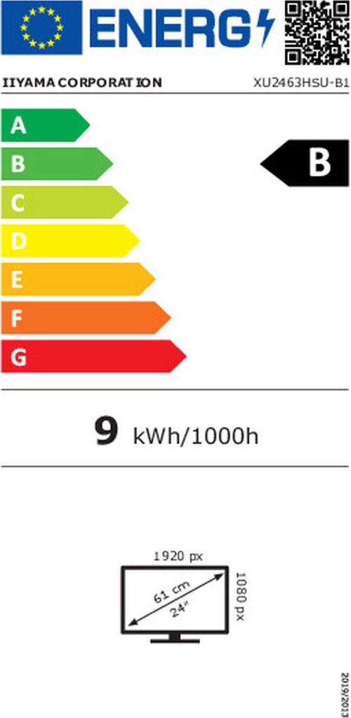 iiyama ProLite XU2463HSU-B1, 60,45 cm (23,8") Zdjęcie produktu 2