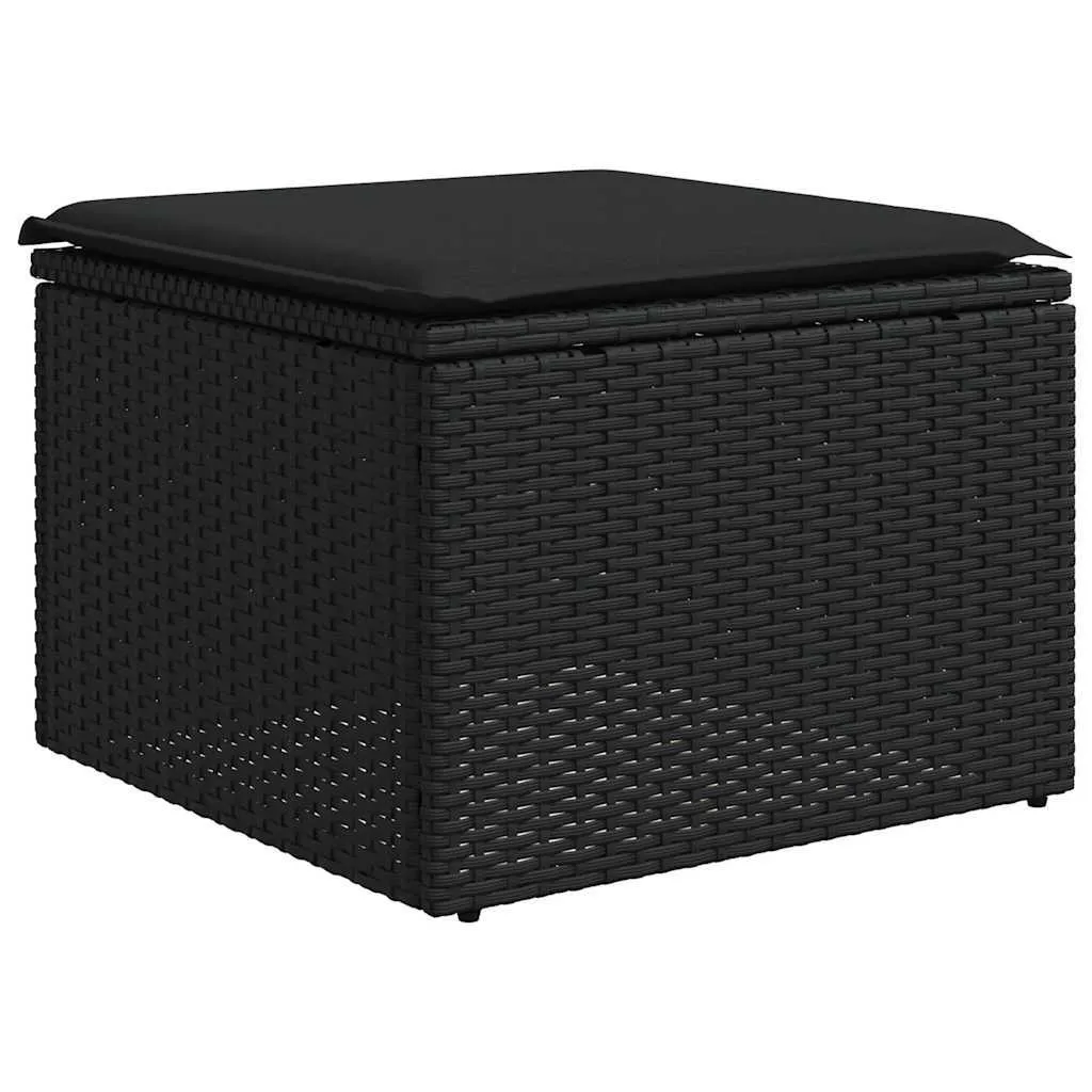 Offerta Set 2 Divani Giardino vidaXL Polirattan Nero: Prezzo Top - 4