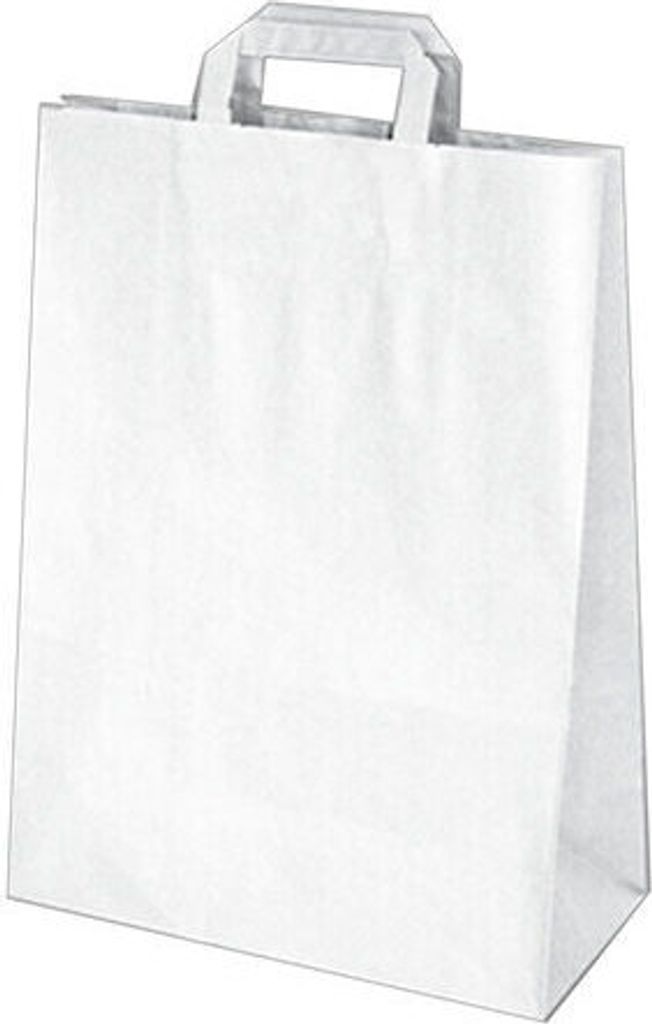 250x GASTRO Papiertragetaschen 39 x 32 x 16 cm mit EAN-Code Produktbild 