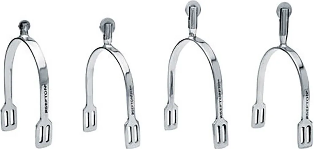 Paire d'Éperons de Dressage 30mm à Molettes Lisses pour Cavalière