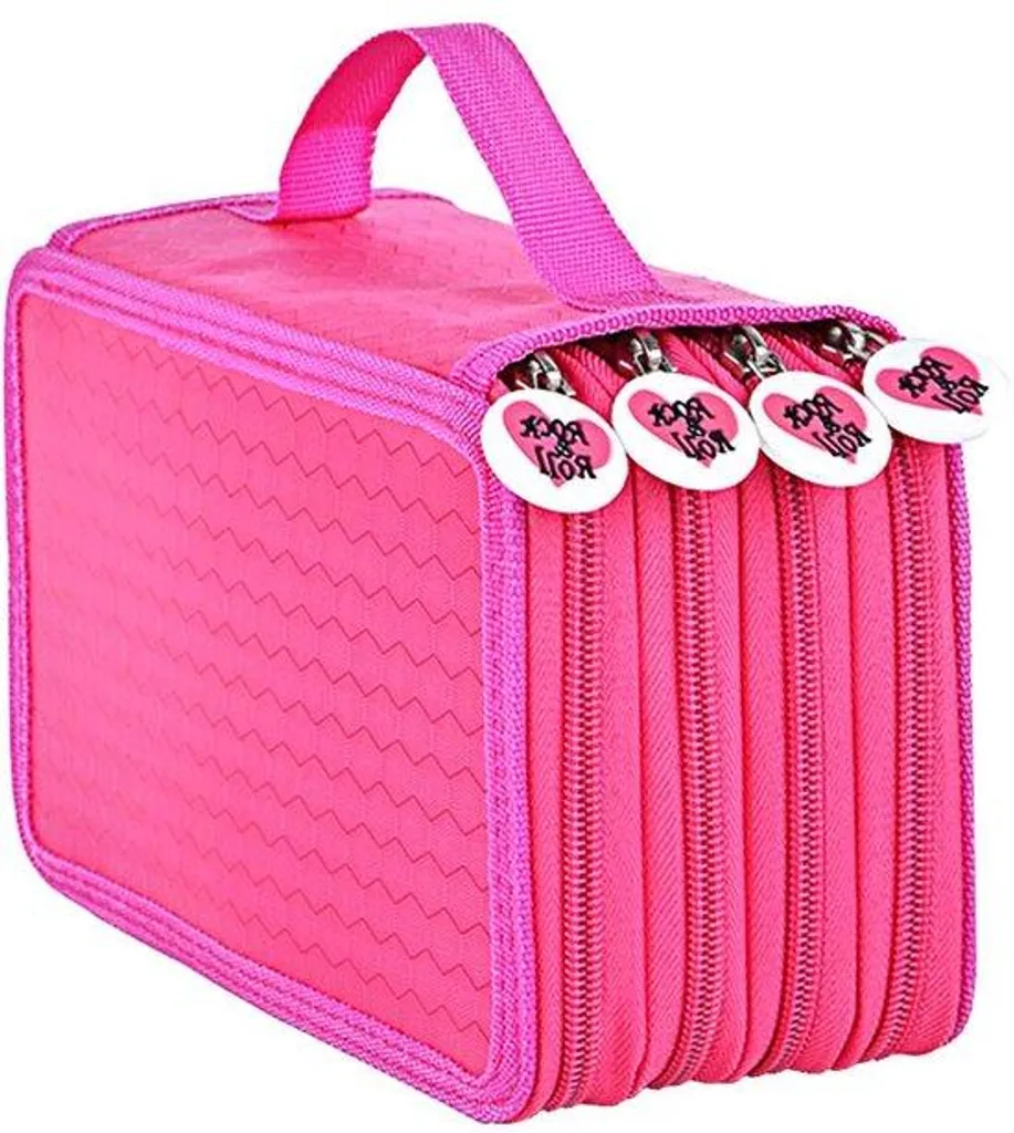 Trousse de bureau grande capacité plastique avec trieur compartimenté