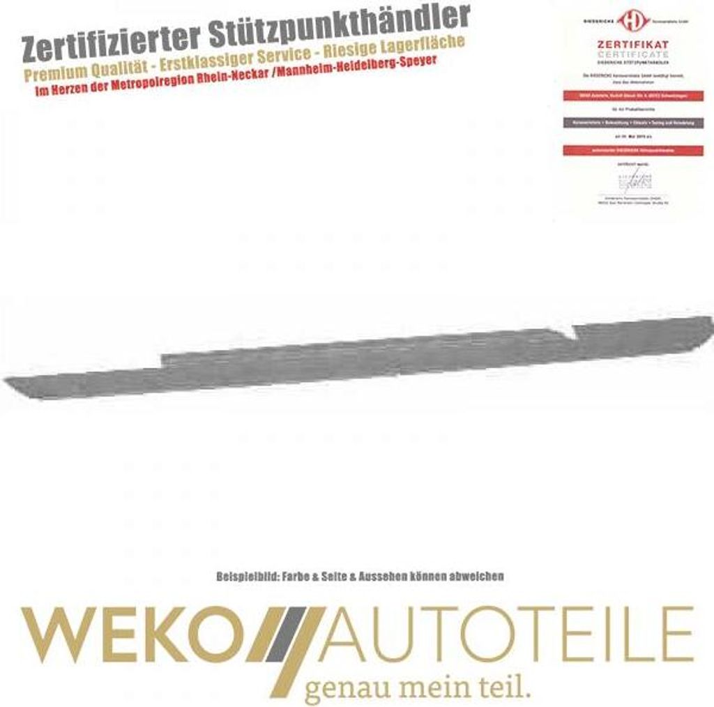 Einstiegblech rechts DIEDERICHS 9141022 für MERCEDES-BENZ