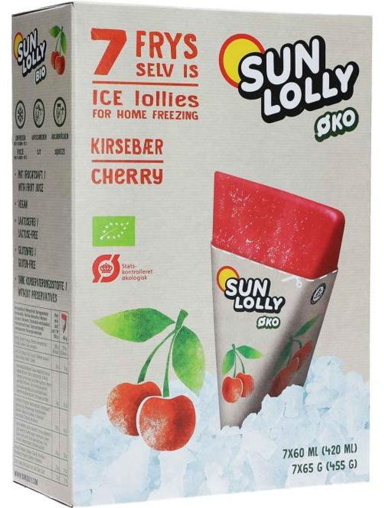 Sun Lolly Wassereis Kirsche  7er Produktbild 