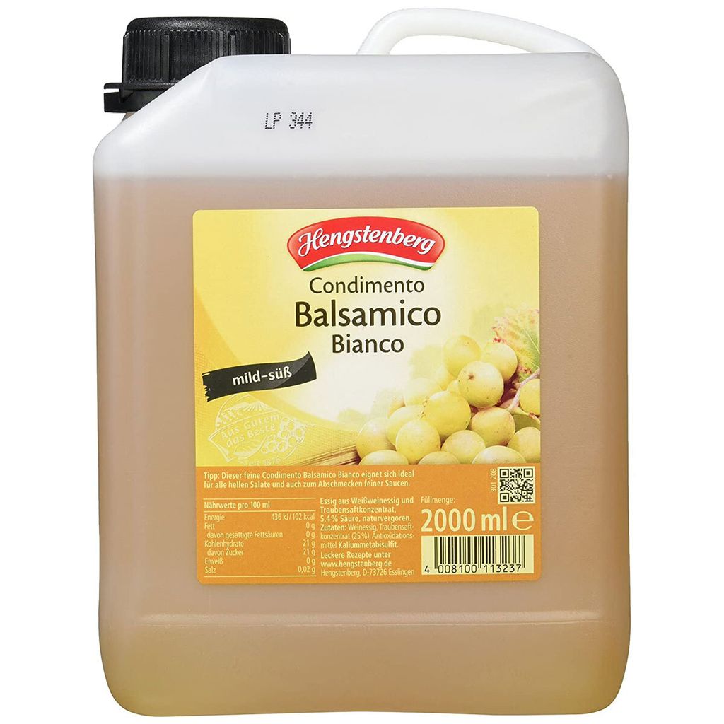 Hengstenberg Balsamico Bianco wegański bezglutenowy w Zdjęcie produktu 