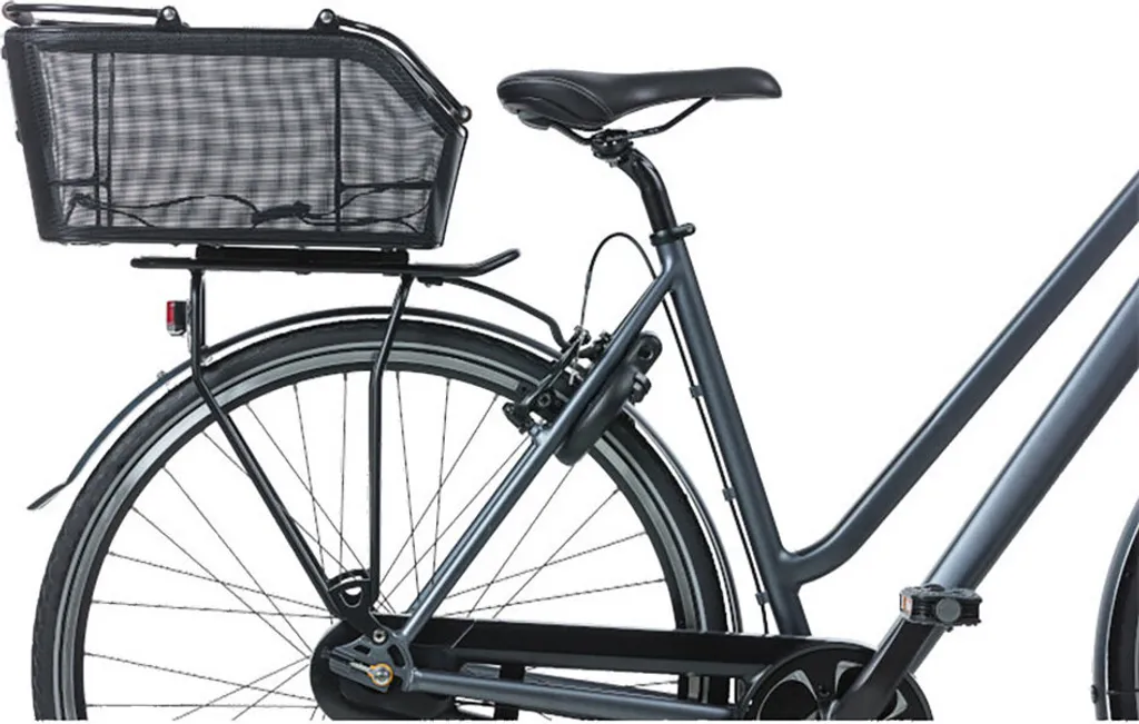 Panier vélo arrière 21L en fibre technique Basil Cento Tech Fiber MIK