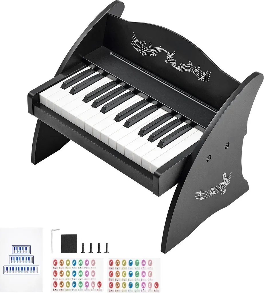 Piano numérique enfant 25 touches avec volume réglable et double charge - 9