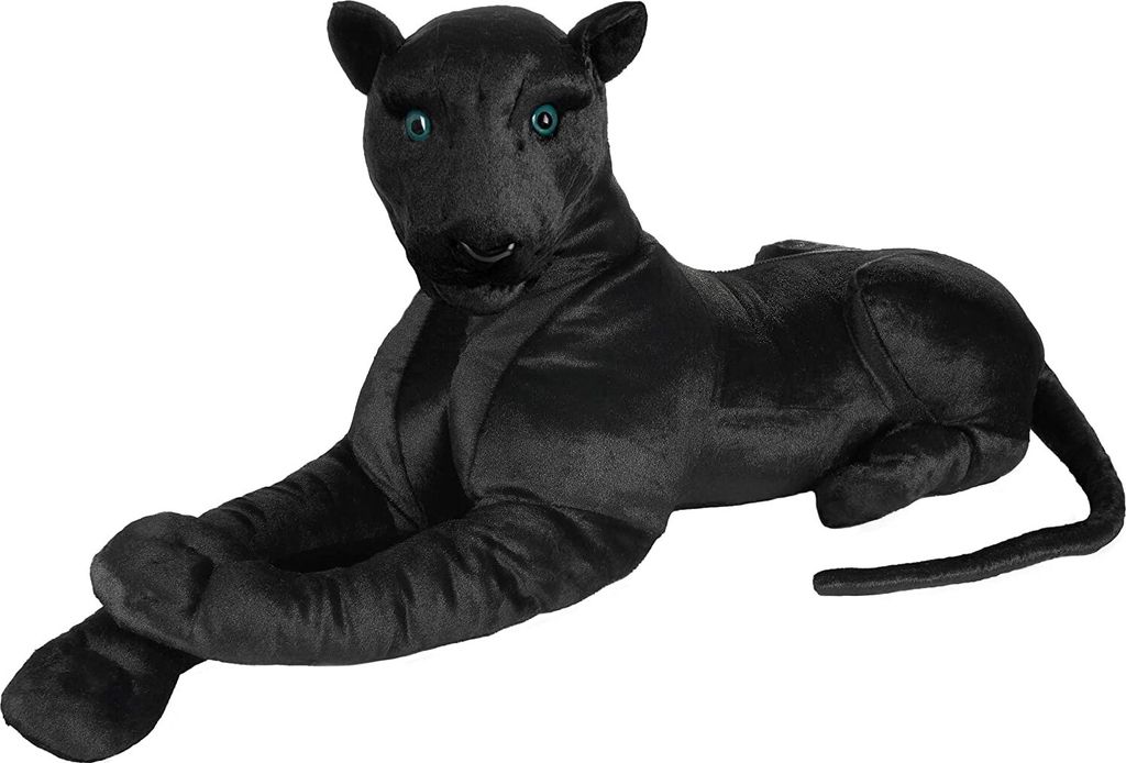 BRUBAKER Plüsch Panther liegend 110 cm Stofftier Plüschtier