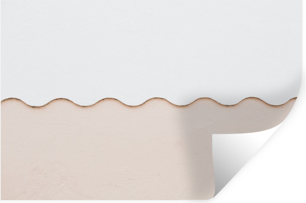 MuchoWow Wandtattoo Wandsticker Wandaufkleber Sommer - Weiß - Rosa 90x60 cm Selbstklebend und Repositionierbar - Aufkleber