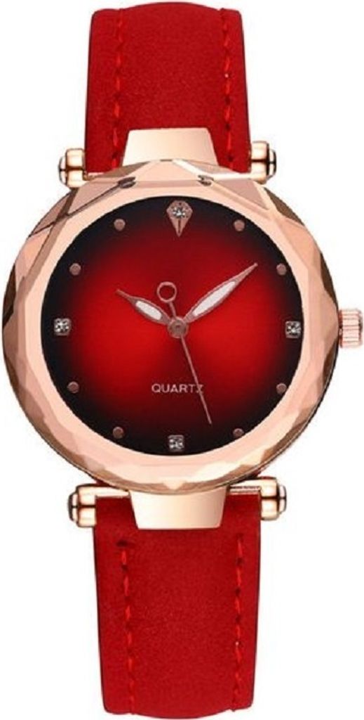 SU-14734 Damenarmbanduhr in Rot - Stilvoll & Bequem KP14734 Produktbild 