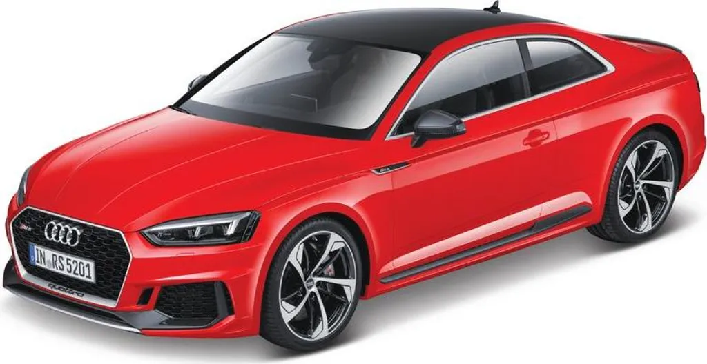 Bburago Audi RS 5 Coupé rouge 1:24 - Voiture miniature de collection