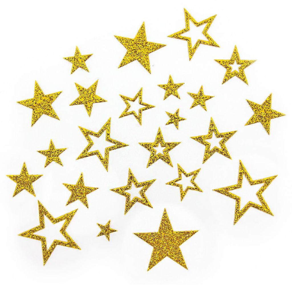 Oblique Unique 20 Glitzernde Funkelnde Sterne