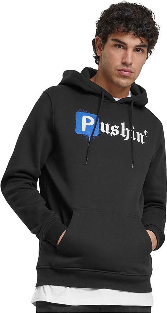 Mister Tee Pushin P Kapuzenpullover Schwarz XS Mann Schwarz XS
