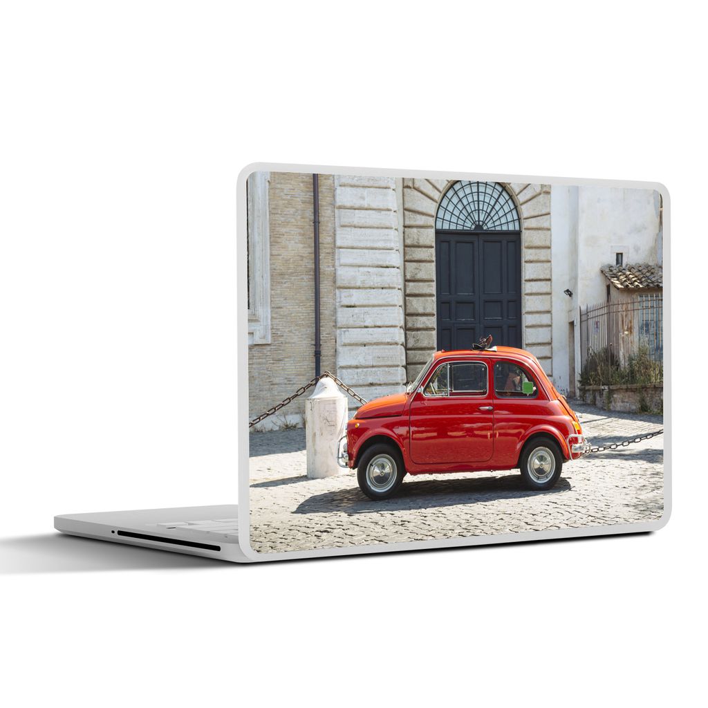 MuchoWow Laptop Aufkleber Sticker Cover Oldtimer - Autos - Rom 30x22 cm - Laptop-Sticker
