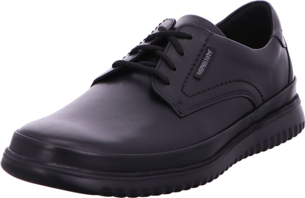Mephisto Herren Schnürschuhe Extraweit Gummisohle schwarz