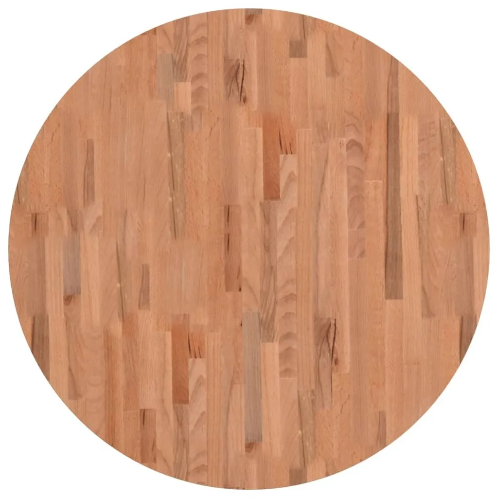 Top Tavolo Rotondo in Faggio 90cm - Soluzione Arredo Massello DIY