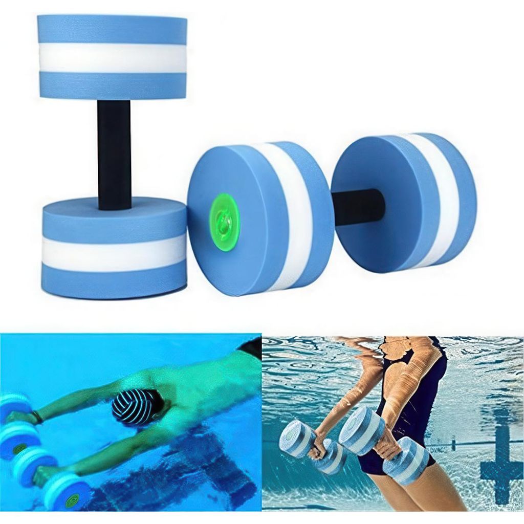 Wasserfitnesshanteln, leicht Hanteln, schwimmend, abnehmbar,Hantelset mit weichen Griffen,Kurzhanteln für Schwimmbäder und Fitnessstudios