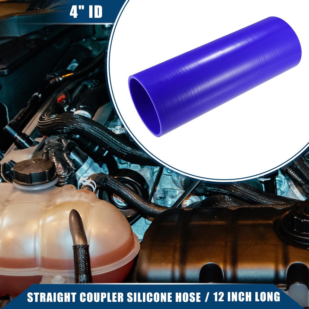 Autokupplung Silikonschlauch/Innen für Autos/Dauerhaft 4" ID/1 Stück Blau