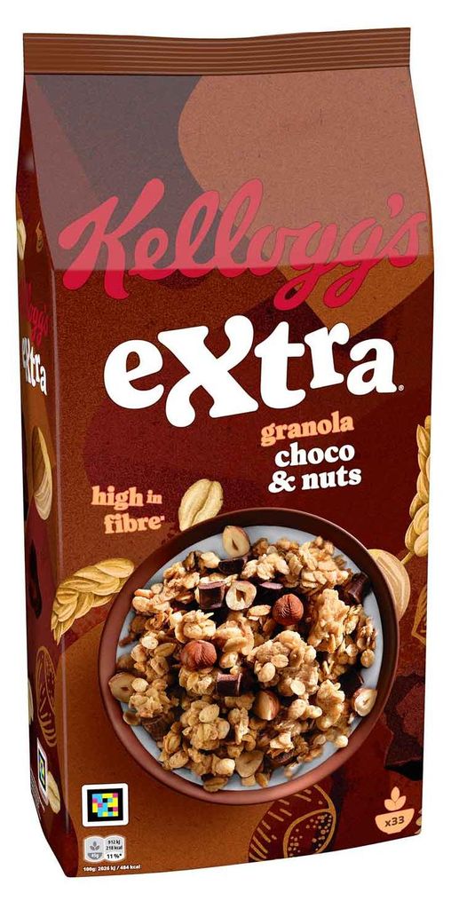 Kellogg's Extra Granola Choco & Nuts 1,5kg Produktbild 