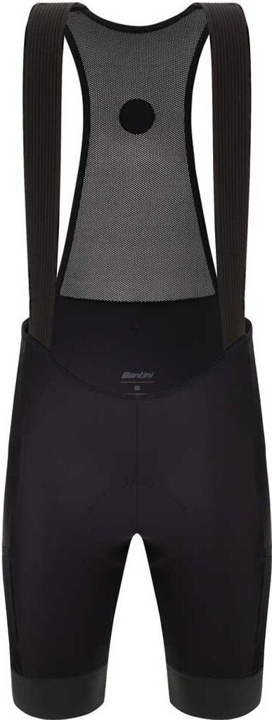 Santini Gravel Trägerhose Schwarz 4XL Mann Schwarz 4XL