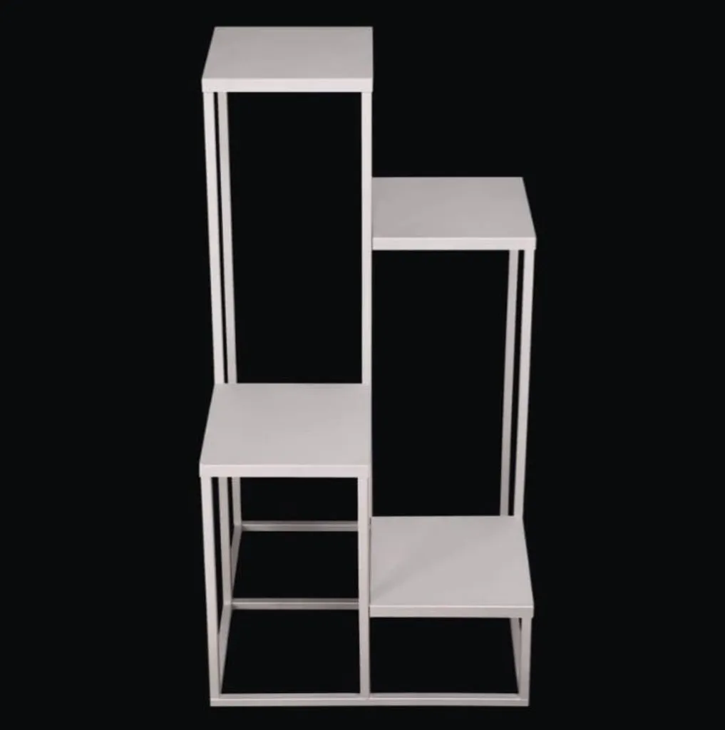 Porte-fleurs moderne Loft ARGENT 069/K-12-4K-75S pour salon design