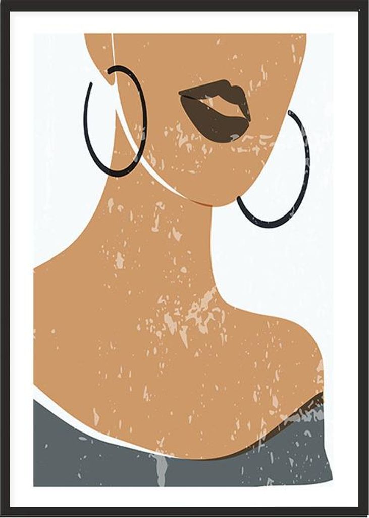 BILDPOSTER IM RAHMEN 53x73 cm Boho P2209