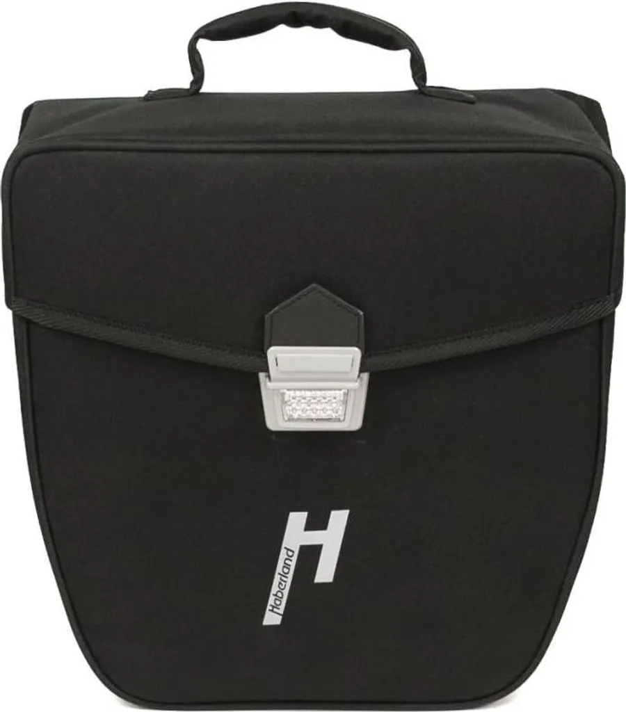 Fini les sacs qui se déforment : sacoche vélo Haberland 16L Noir pur