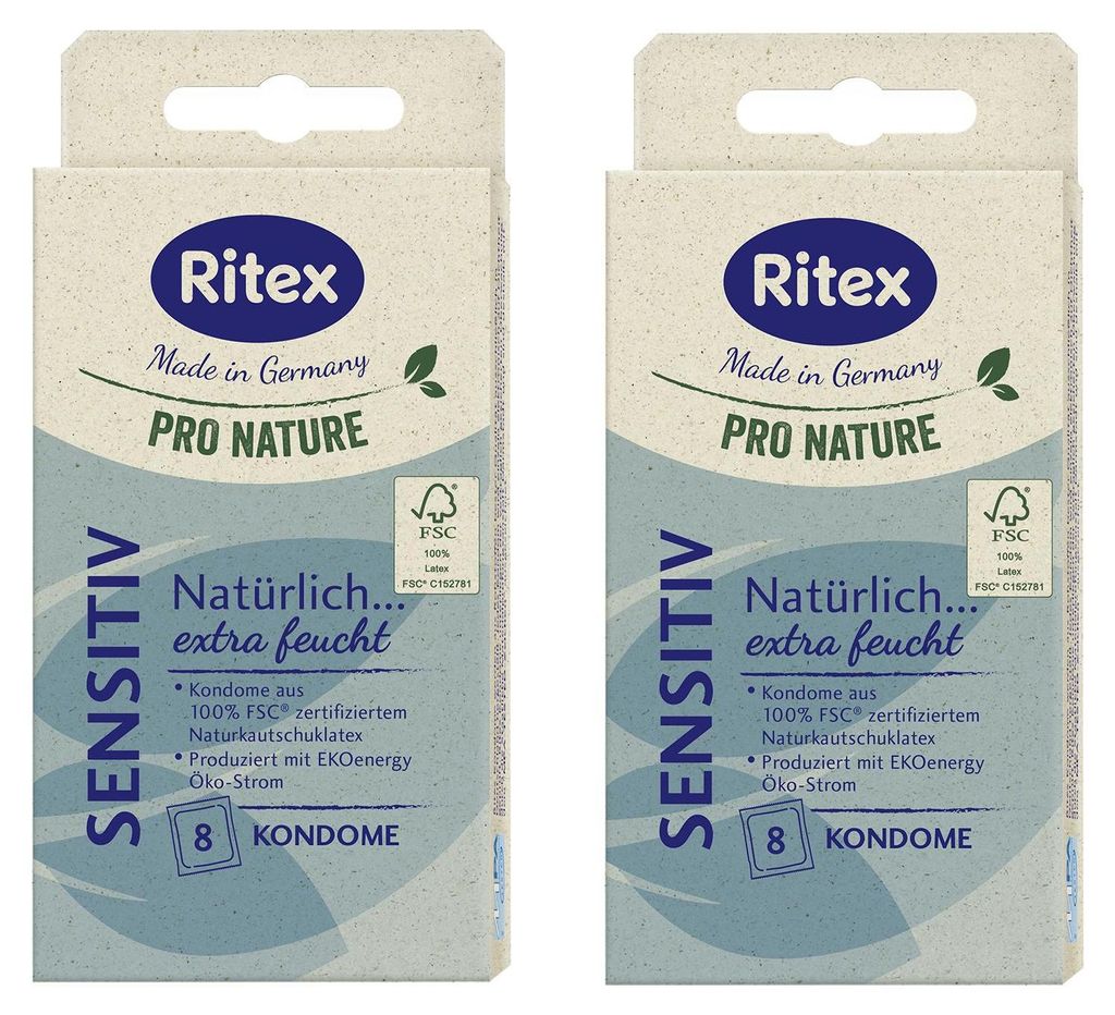 16x Ritex Pro Nature Sensitiv Kondome gefühlsecht extra Produktbild 