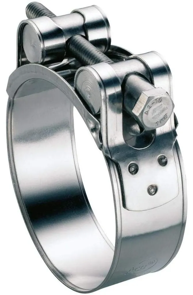 Collier de Serrage Tuyau Armé 64-67 mm D-Work Inox W4 - Lot de 5