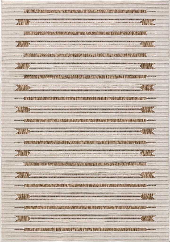 benuta In- & Outdoor Teppich Kaleo Creme/Beige 140x200 cm Produktbild 