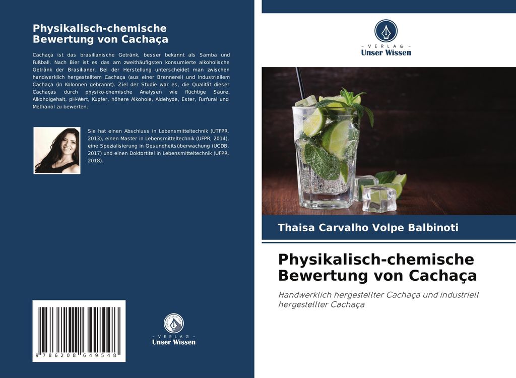 Physikalisch-chemische Bewertung von Cachaça