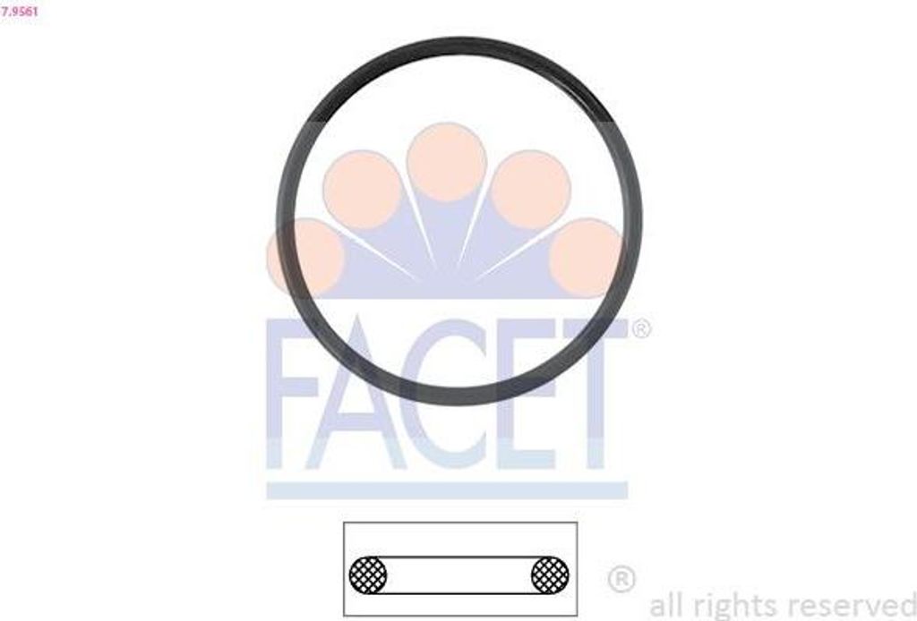 FACET Dichtung Thermostat Dichtung Thermostat 7.9561 für BMW 3 Limousine (E36)