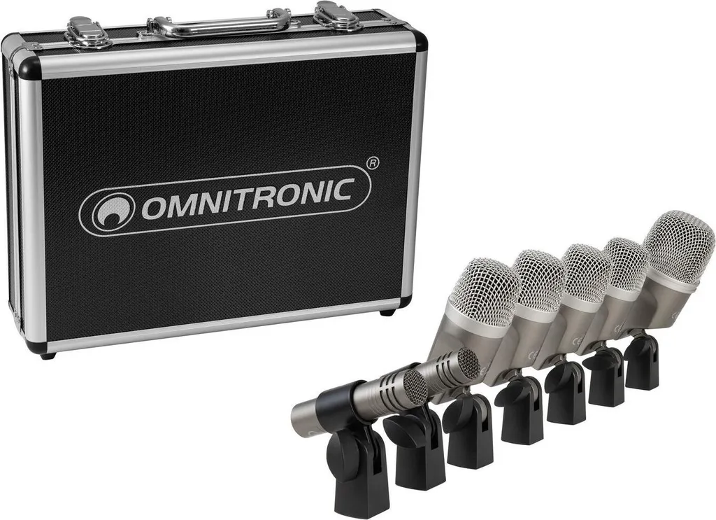 Kit de 7 Micros pour Batterie Omnitronic MIC 77-7LMH MK2 Polyvalent