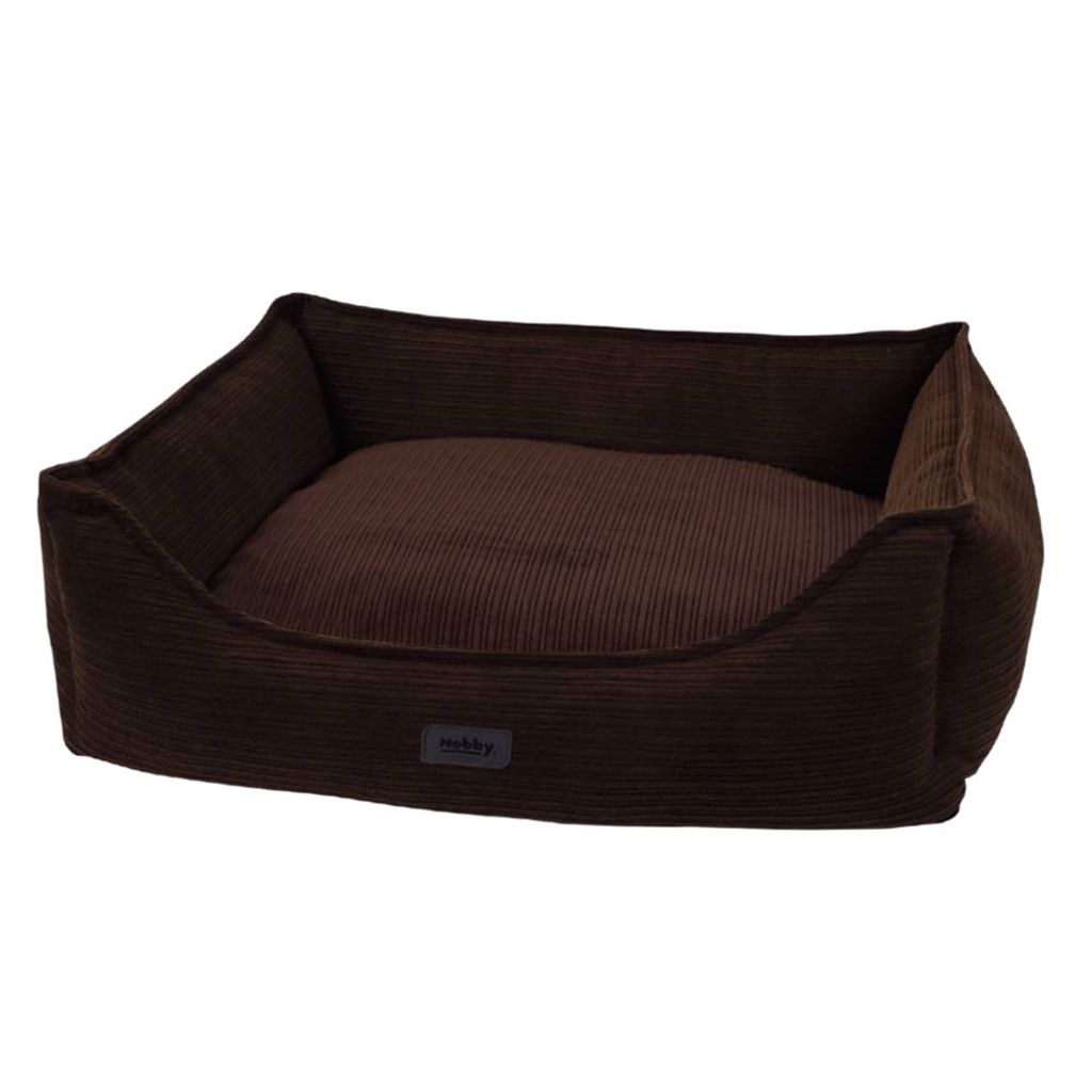 Nobby Komfortbett Kamba eckig braun, Maße: 75 x 60 x 23 cm