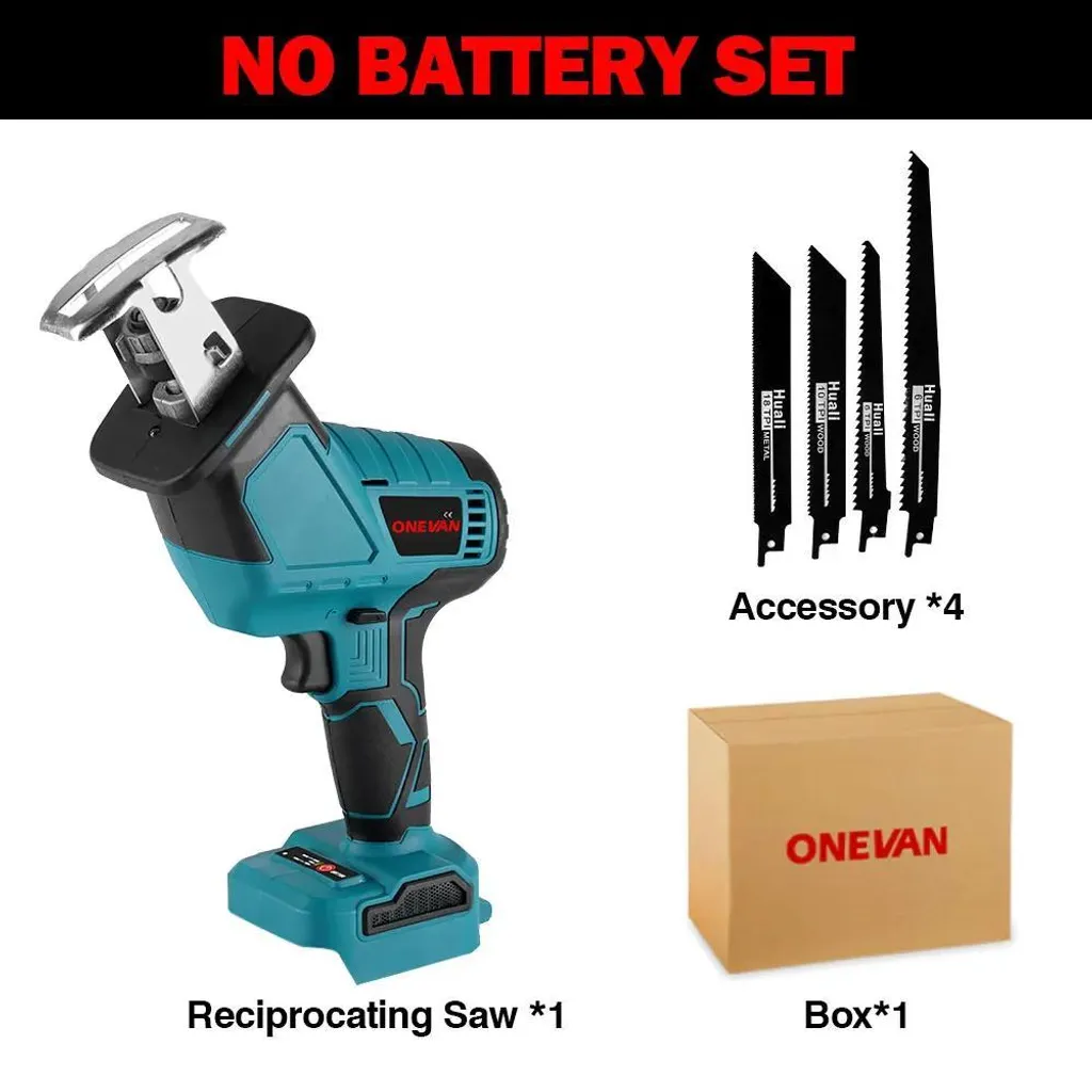 Scie sabre 18V pour découpe bois et métal moteur Brushless 3600 Watts