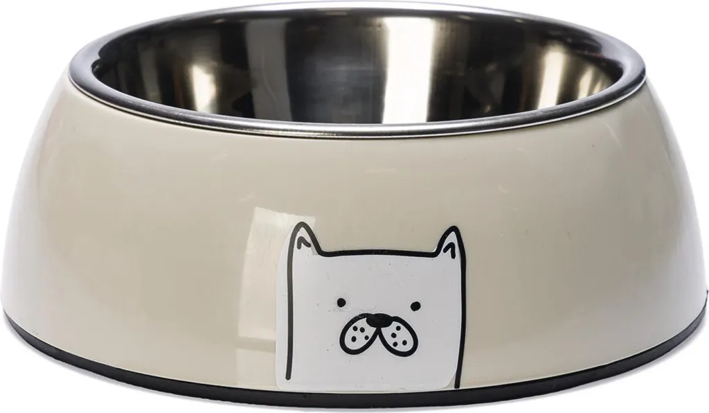 Gamelle pour chien inox Karlie Elize, écuelle stable de 480 ml
