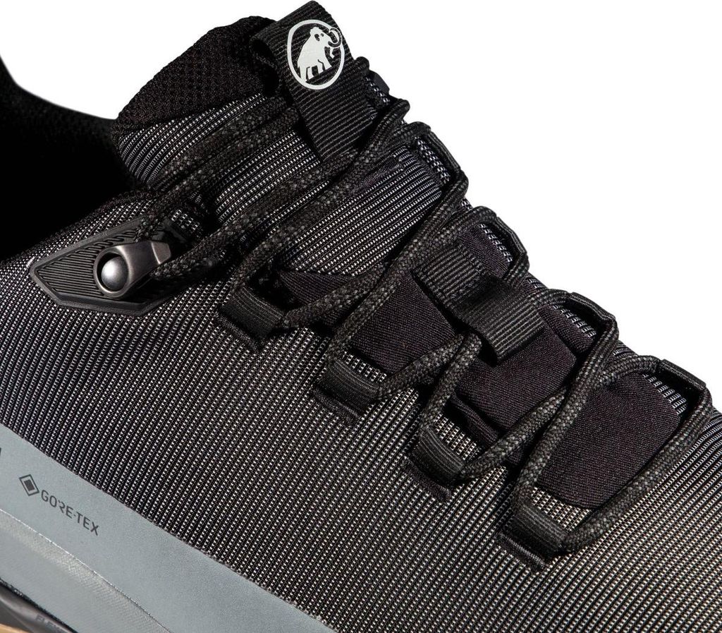 Mammut Ducan III Low GTX Men - leichter, stabiler Wanderschuh, Farbe:black-platinum, Größe:8 UK / 42