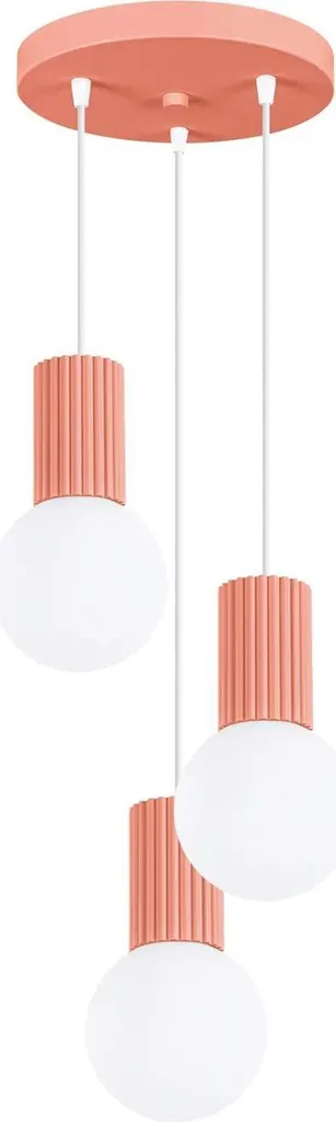 Lampadario HALO 3P Pesca Sollux | Lusso Accessibile in Vetro e Metallo